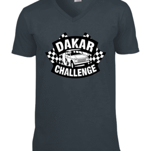 Gildan SoftStyle® V Neck T‑Shirt - Dakar Logo