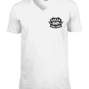 Gildan SoftStyle® V Neck T‑Shirt - Dakar Logo